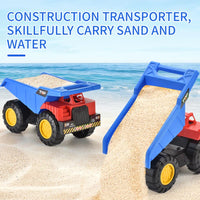 HKM-777427 10-Piece ABS Plastic Sand Beach Vehicle Set for Outdoor Water Play - Educational DIY Toys for Ages 3+