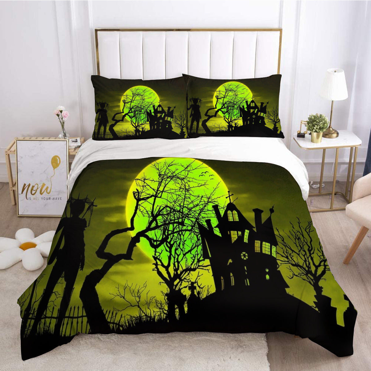 HKM-777491 Bedding Set Featuring Cartoon Animation Designs - Available in Multiple Sizes