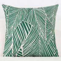 HKM-777555 Medium Plant Rainforest Series Pillow - 45x45cm Thick Blended Fabric with Nature-Inspired Designs