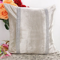 HKM-777619 Light Luxury Velvet Cushion Pillow 45x45cm for Living Room in Multiple Colors