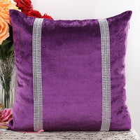 HKM-777619 Light Luxury Velvet Cushion Pillow 45x45cm for Living Room in Multiple Colors