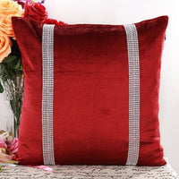 HKM-777619 Light Luxury Velvet Cushion Pillow 45x45cm for Living Room in Multiple Colors