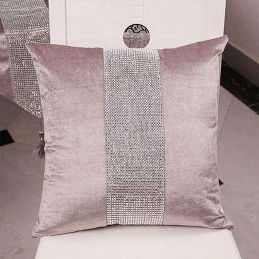 HKM-777619 Light Luxury Velvet Cushion Pillow 45x45cm for Living Room in Multiple Colors
