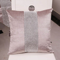 HKM-777619 Light Luxury Velvet Cushion Pillow 45x45cm for Living Room in Multiple Colors