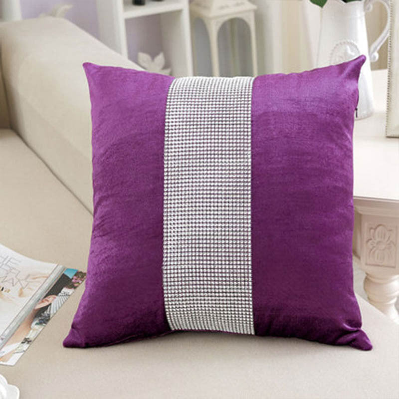 HKM-777619 Light Luxury Velvet Cushion Pillow 45x45cm for Living Room in Multiple Colors