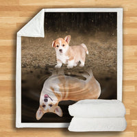 HKM-777747 Double-Sided Flannel Blanket for All-Season Comfort and Warmth