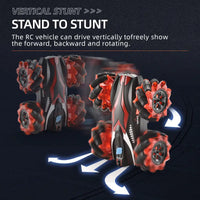 HKM-777747 Dual-Side Spray RC Stunt Car - 360° Rotating Remote Control Truck for Kids 5+