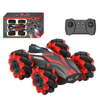 HKM-777747 Dual-Side Spray RC Stunt Car - 360° Rotating Remote Control Truck for Kids 5+