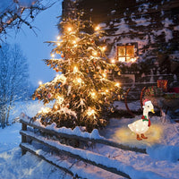 HKM-777939 Outdoor Duck Scarf Lighting Ground Decoration - Iron and Acrylic Options Available