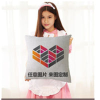 HKM-778003 Cartoon-Themed Thick Cotton Linen Pillow with PP Cotton Filling