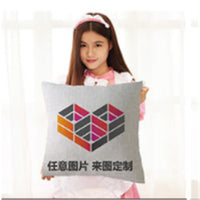 HKM-778003 Cartoon-Themed Thick Cotton Linen Pillow with PP Cotton Filling