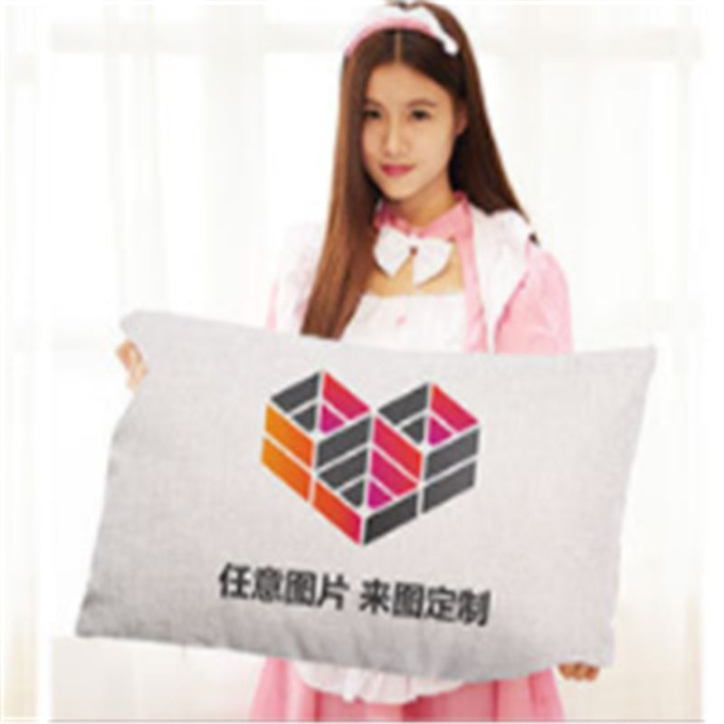 KTX-778003 Cartoon-Themed Thick Cotton Linen Pillow with PP Cotton Filling