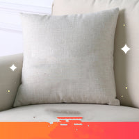 HKM-778003 Cartoon-Themed Thick Cotton Linen Pillow with PP Cotton Filling