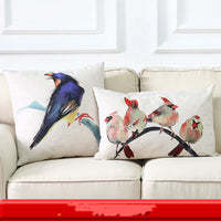 HKM-778003 Cartoon-Themed Thick Cotton Linen Pillow with PP Cotton Filling
