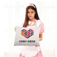 HKM-778003 Cartoon-Themed Thick Cotton Linen Pillow with PP Cotton Filling