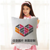 HKM-778003 Cartoon-Themed Thick Cotton Linen Pillow with PP Cotton Filling