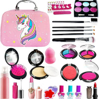 HKM-778003 Kids Unicorn Makeup Set | Educational Role Play Cosmetic Toy for Ages 2-13