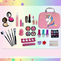 HKM-778003 Kids Unicorn Makeup Set | Educational Role Play Cosmetic Toy for Ages 2-13