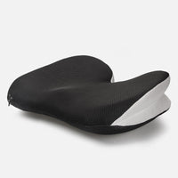 HKM-778131 Memory Foam Office Car Cushion - Black Mesh Fabric, Non-Slip Design, 46x37x13cm