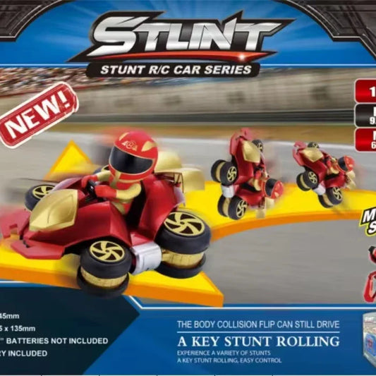 HKM-778323 Remote Control 360 Degree Rotation Stunt Car with Seven Wheels, 1/18 Scale, 2.4G Wireless, Ideal for Kids 5+