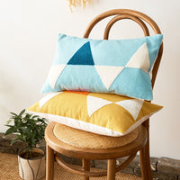 HKM-778387 Cotton Decorative Pillow with Hidden Zipper, 30 x 50 cm, Machine Washable