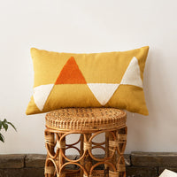 HKM-778387 Cotton Decorative Pillow with Hidden Zipper, 30 x 50 cm, Machine Washable