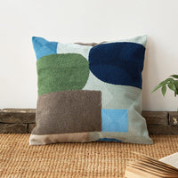 HKM-778387 Cotton Decorative Pillow with Hidden Zipper, 30 x 50 cm, Machine Washable