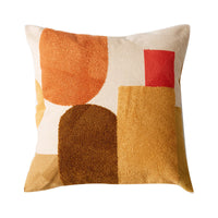 HKM-778387 Cotton Decorative Pillow with Hidden Zipper, 30 x 50 cm, Machine Washable