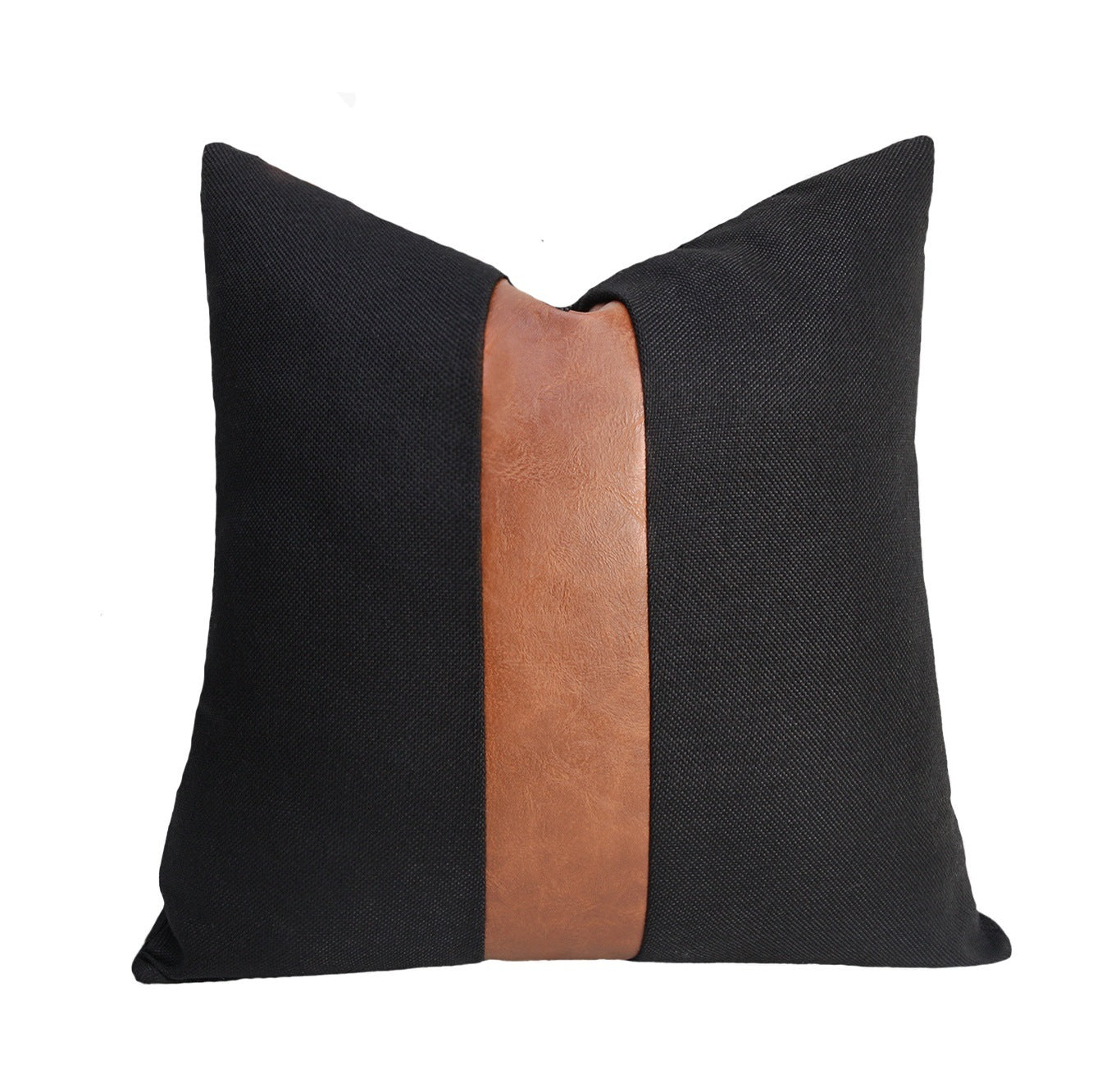 HKM-778451 Modern Solid Color Pu Leather Pillow Cover - 45x45cm & 30x50cm