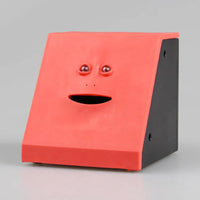 HKM-778579 Funny Face Coin Piggy Bank with Electric Features, Music, and Light for Kids 5+