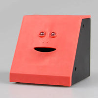 HKM-778579 Funny Face Coin Piggy Bank with Electric Features, Music, and Light for Kids 5+