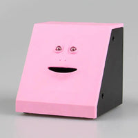 HKM-778579 Funny Face Coin Piggy Bank with Electric Features, Music, and Light for Kids 5+