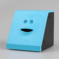 HKM-778579 Funny Face Coin Piggy Bank with Electric Features, Music, and Light for Kids 5+