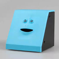 HKM-778579 Funny Face Coin Piggy Bank with Electric Features, Music, and Light for Kids 5+