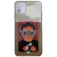 HKM-778579 Soft TPU Protective Mobile Phone Case with Four-Corner Anti-Fall Design for iPhone