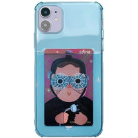 HKM-778579 Soft TPU Protective Mobile Phone Case with Four-Corner Anti-Fall Design for iPhone