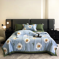 HKM-778643 Washable Tencel Summer Cooling Duvet Cover Set - Multiple Sizes Available