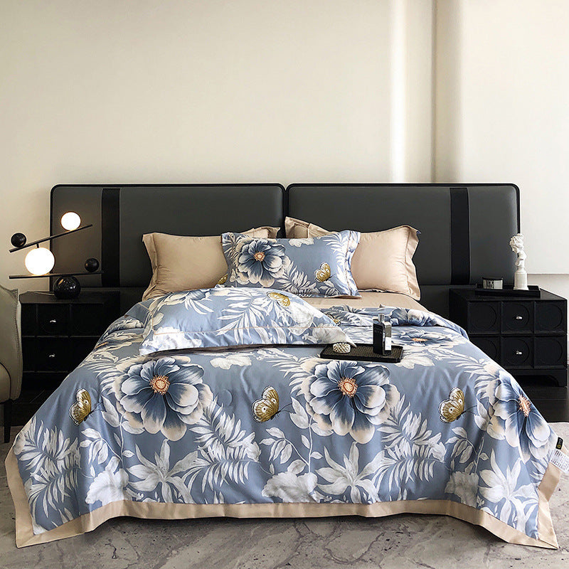 HKM-778643 Washable Tencel Summer Cooling Duvet Cover Set - Multiple Sizes Available