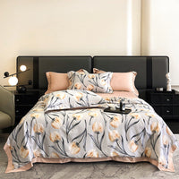 HKM-778643 Washable Tencel Summer Cooling Duvet Cover Set - Multiple Sizes Available