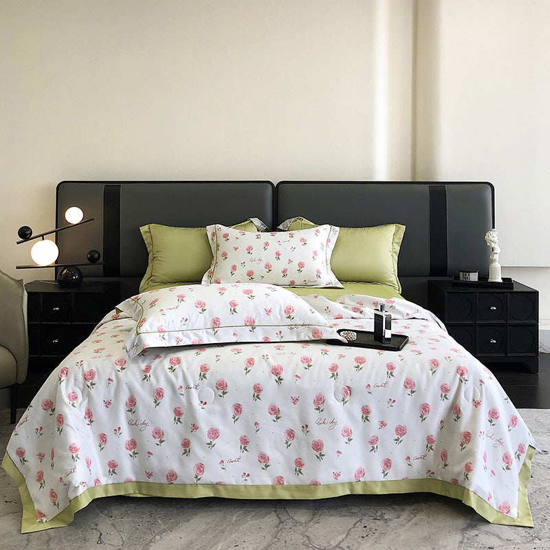HKM-778643 Washable Tencel Summer Cooling Duvet Cover Set - Multiple Sizes Available