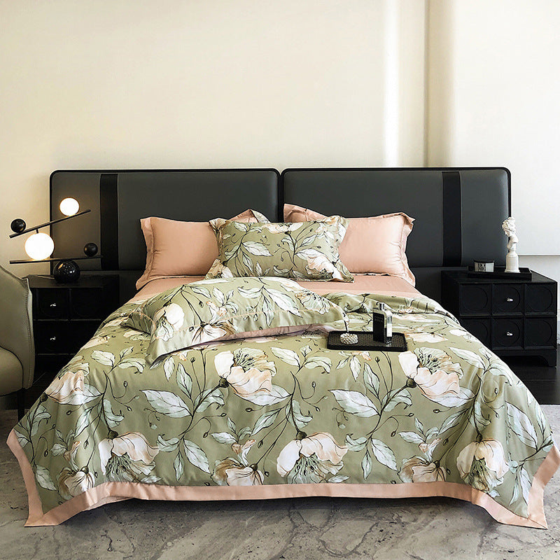 HKM-778643 Washable Tencel Summer Cooling Duvet Cover Set - Multiple Sizes Available