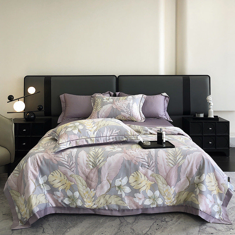 HKM-778643 Washable Tencel Summer Cooling Duvet Cover Set - Multiple Sizes Available