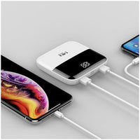 HKM-778707 Compact LCD Display Power Bank with Large Capacity - Lightweight and Convenient