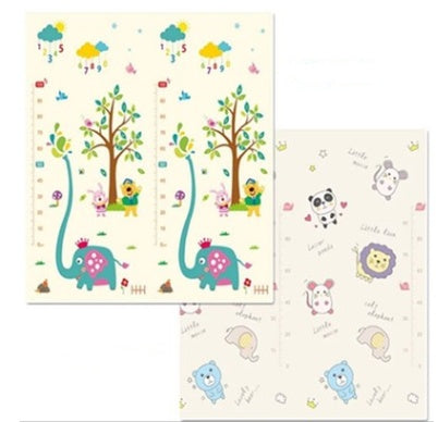 HKM-778707 Foldable 1CM Thick Cartoon XPE Anti-Skid Baby Play Mat - Water-Resistant & Easy to Clean