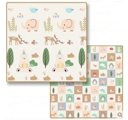 HKM-778707 Foldable 1CM Thick Cartoon XPE Anti-Skid Baby Play Mat - Water-Resistant & Easy to Clean