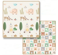 HKM-778707 Foldable 1CM Thick Cartoon XPE Anti-Skid Baby Play Mat - Water-Resistant & Easy to Clean