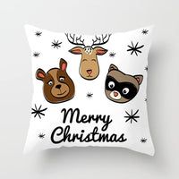 HKM-778771 Nordic Christmas Decorative Pillowcase - Soft Polyester Cover for Living Room, Bedroom, or Study