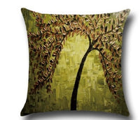 HKM-779027 Three-Dimensional Oil Painting Floral Cotton Cushion Cover for Car and Home Decor