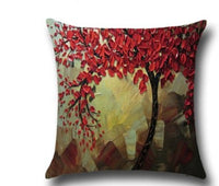 HKM-779027 Three-Dimensional Oil Painting Floral Cotton Cushion Cover for Car and Home Decor