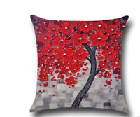 HKM-779027 Three-Dimensional Oil Painting Floral Cotton Cushion Cover for Car and Home Decor